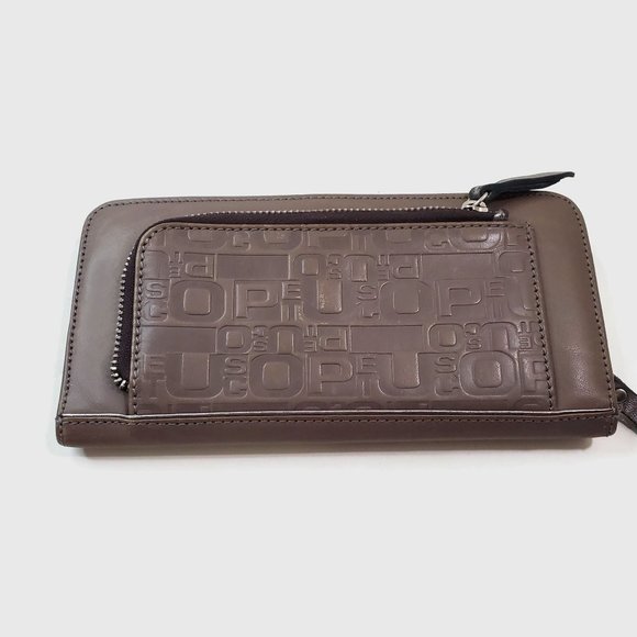 Petrusco Brown Leather Ladies Wallet - Picture 1 of 4